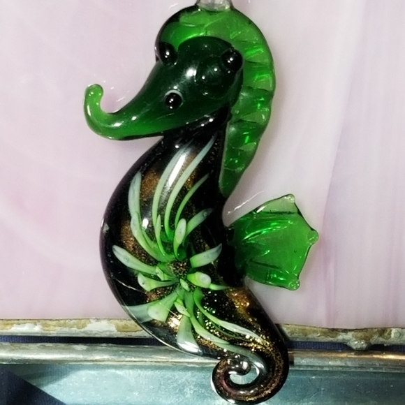 Jewelry Murano Glass Seahorse Pendant Poshmark